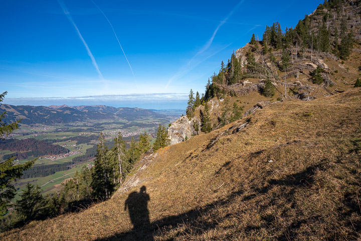 Blick das Tal entlang