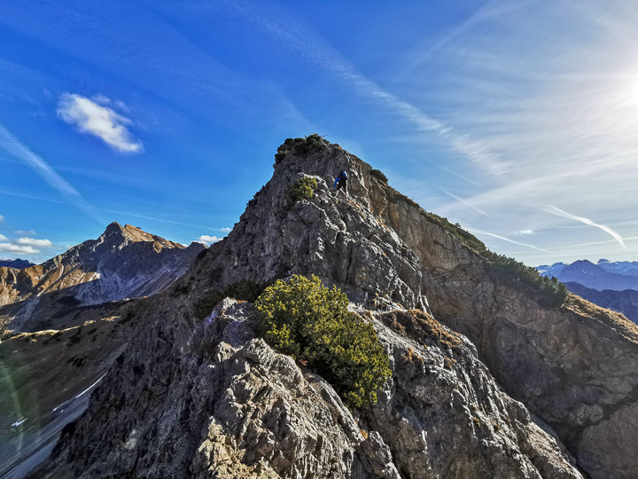 Klettersteig vor dem Gaisalphorn