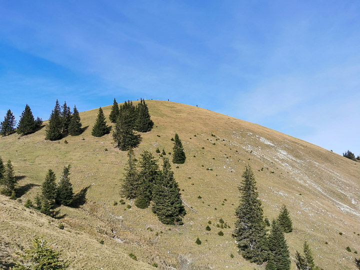 Startplatz am Gipfel