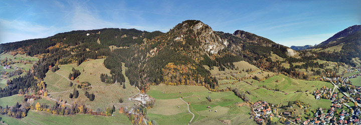 Panorama Spiesser und Großer Hirschberg